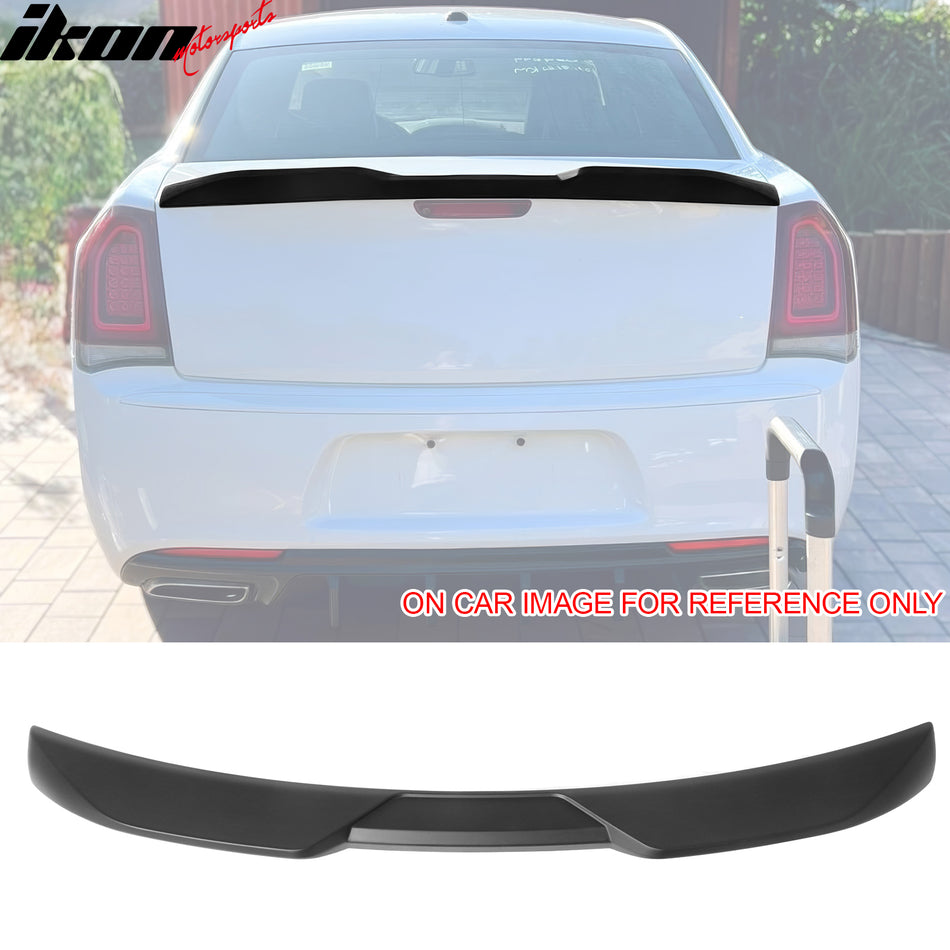 2011-2023 Chrysler 300 M Style Rear Trunk Spoiler Wing Matte Black ABS