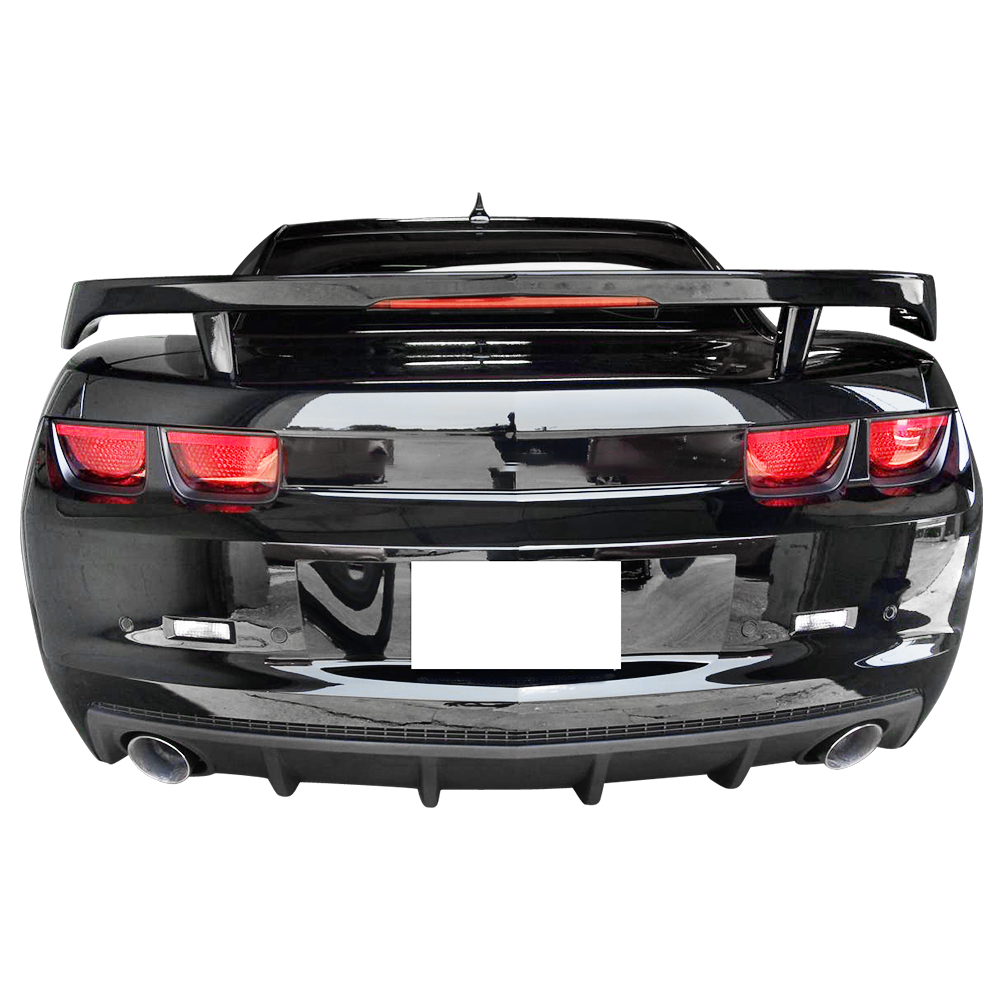 IKON MOTORSPORTS, Trunk Spoiler With 3rd Brake Light Compatible With ...