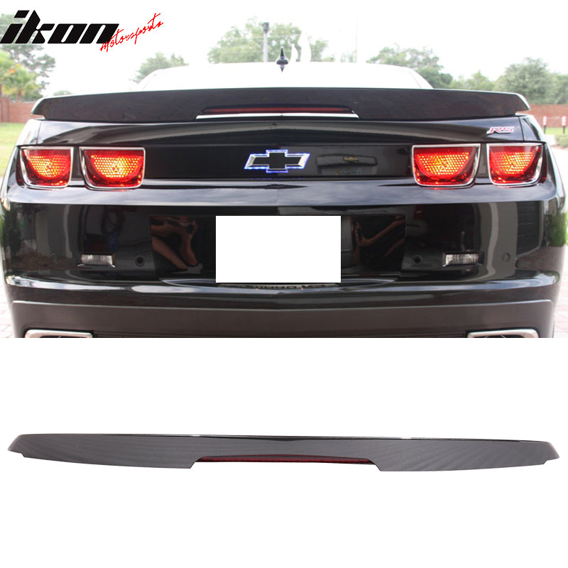 Compatible With Camaro ZL1 Style Trunk Spoiler Black 3Rd Brake