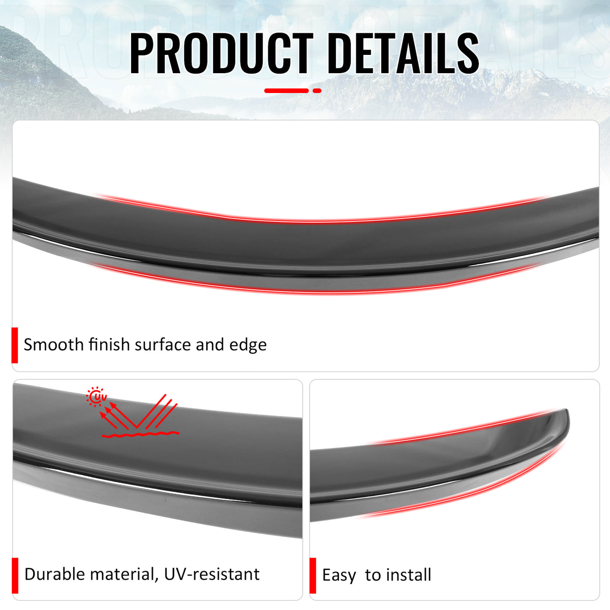 For 14-15 Chevrolet Camaro Z28 Coupe OE Style Gloss Black Rear Trunk Spoiler ABS