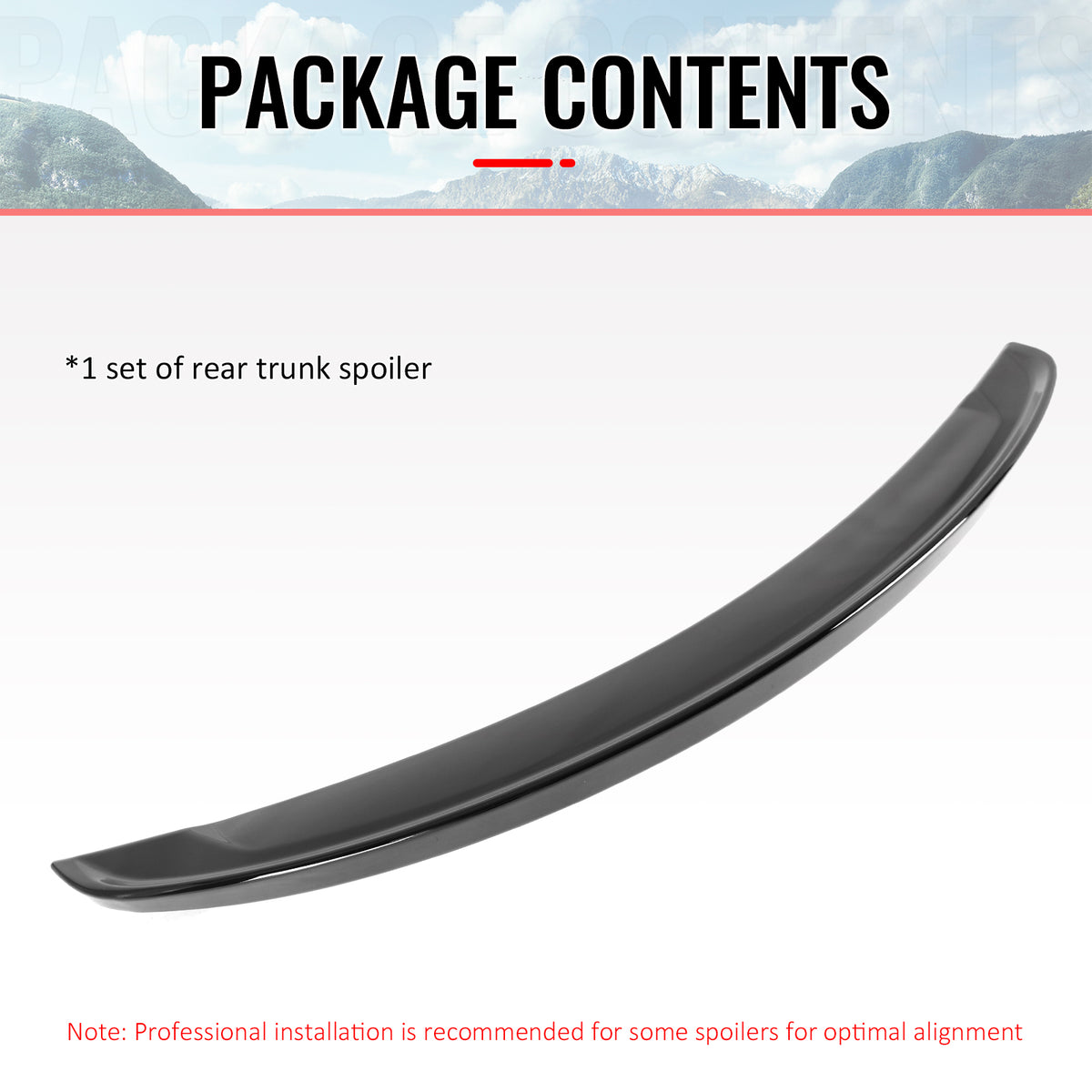 For 14-15 Chevrolet Camaro Z28 Coupe OE Style Gloss Black Rear Trunk Spoiler ABS