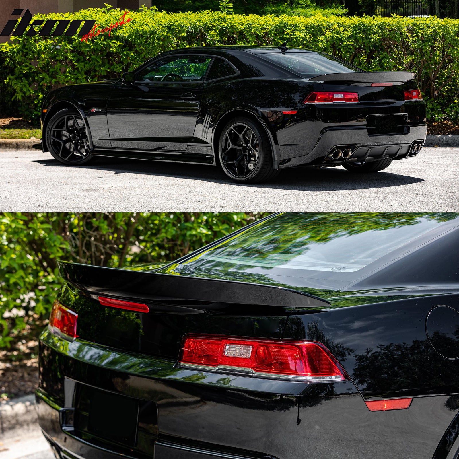 For 14-15 Chevrolet Camaro Z28 Coupe OE Style Gloss Black Rear Trunk Spoiler ABS
