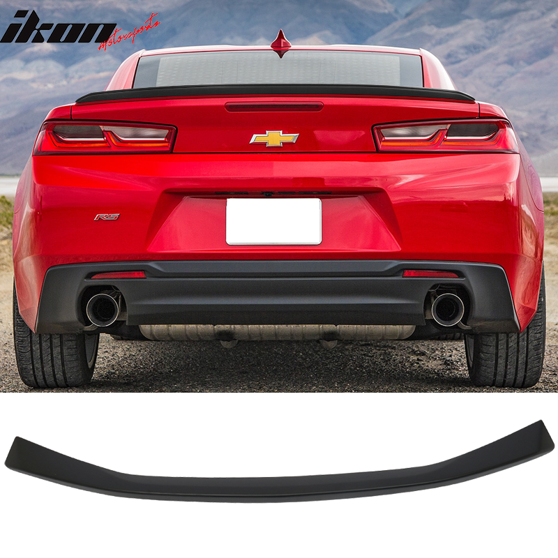 Fits 16-23 Chevy Camaro Factory Style Flush Mount RS LT V6 Trunk Spoiler