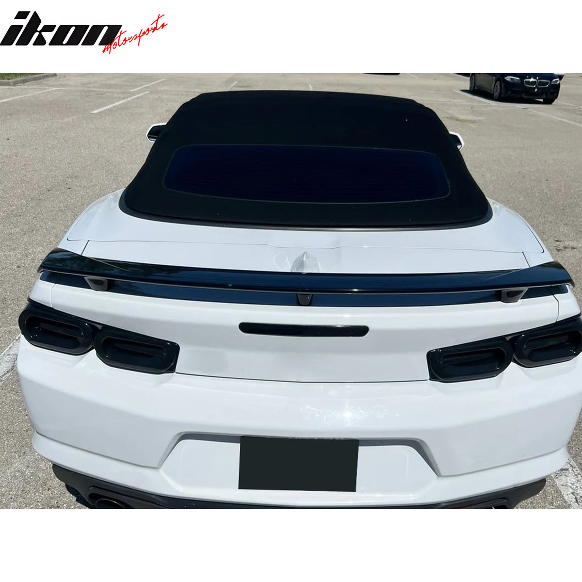 Fits 16-24 Chevrolet Camaro 2DR ZL1 Style Gloss Black Rear Trunk Spoiler ABS