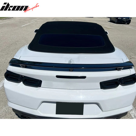 Fits 16-24 Chevrolet Camaro 2DR ZL1 Style Gloss Black Rear Trunk Spoiler ABS