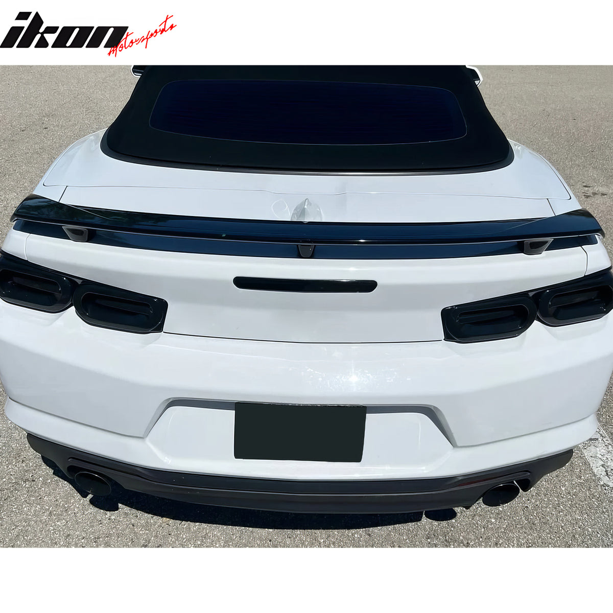 Fits 16-24 Chevrolet Camaro 2DR ZL1 Style Gloss Black Rear Trunk Spoiler ABS