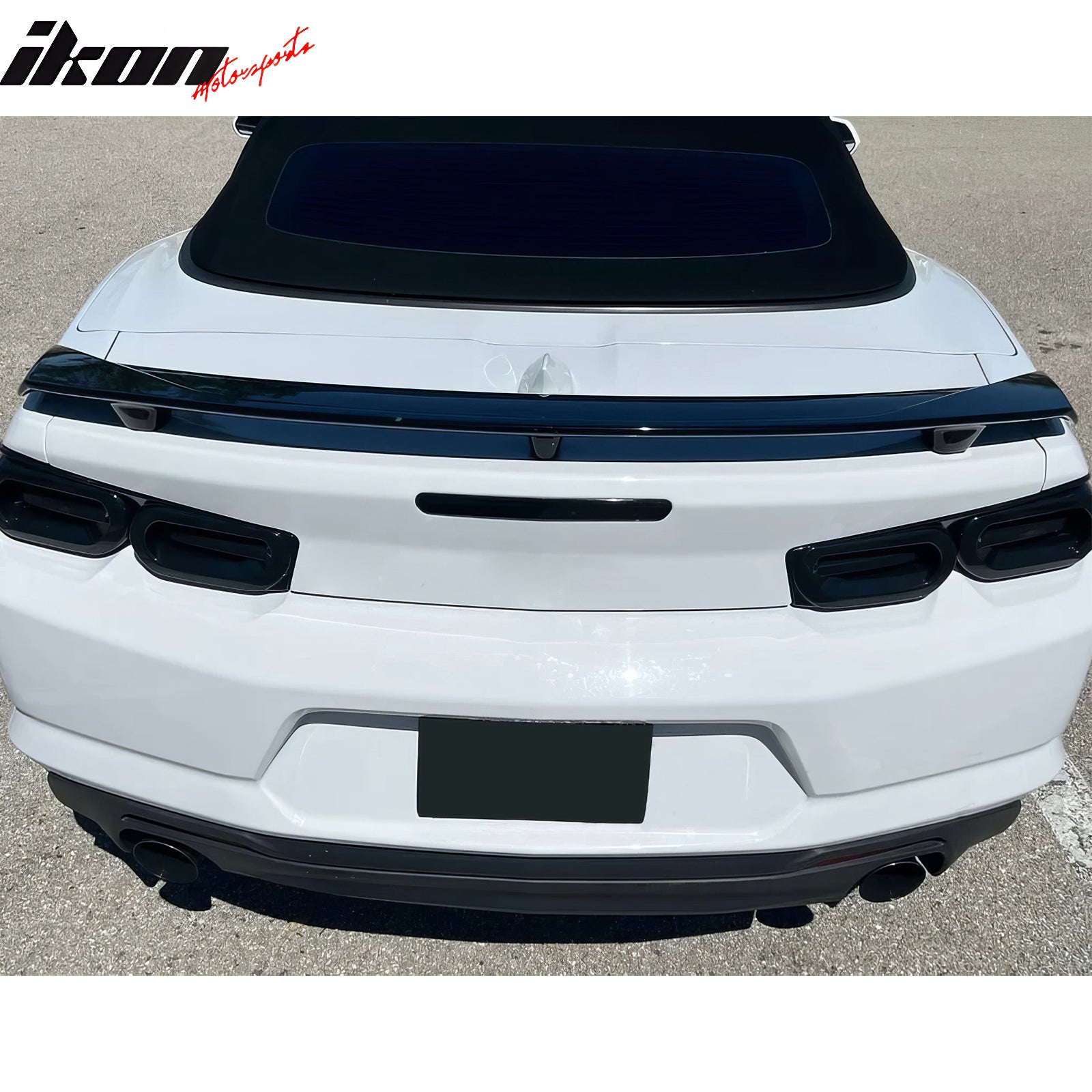 Fits 16-24 Chevrolet Camaro 2DR ZL1 Style Gloss Black Rear Trunk Spoiler ABS