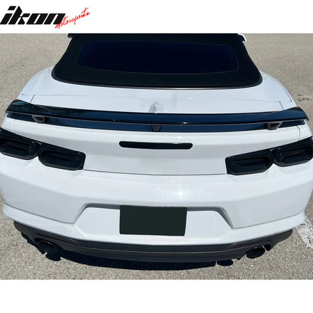 Fits 16-24 Chevrolet Camaro 2DR ZL1 Style Gloss Black Rear Trunk Spoiler ABS