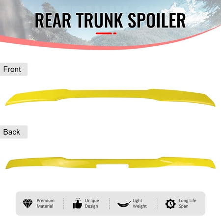 Fits 05-13 Chevy Corvette C6 ZR1 OE Style Trunk Spoiler ABS Painted #300N Yellow
