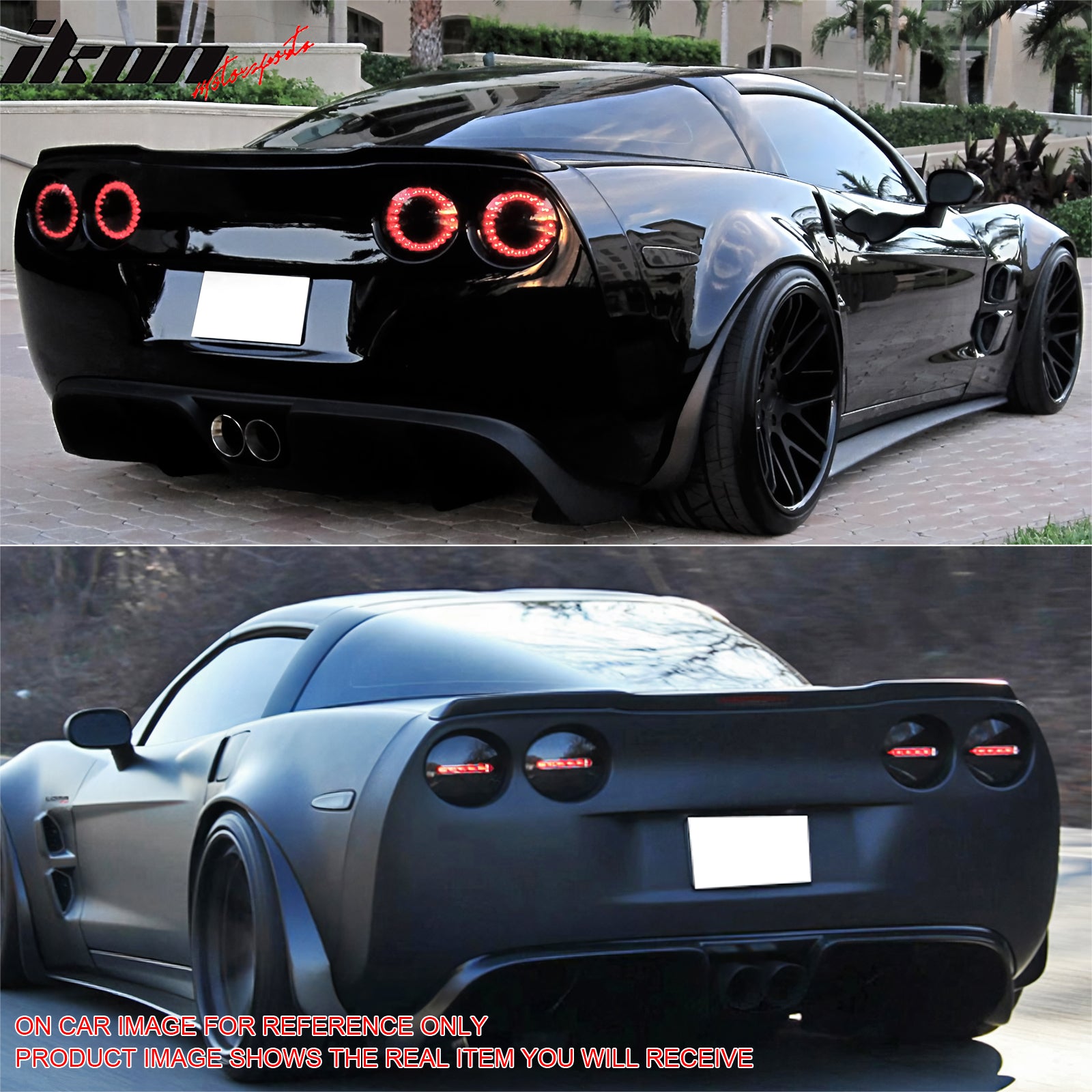 Fits 05-13 Chevy Corvette C6 ZR1 OE Style Trunk Spoiler ABS Painted #300N Yellow