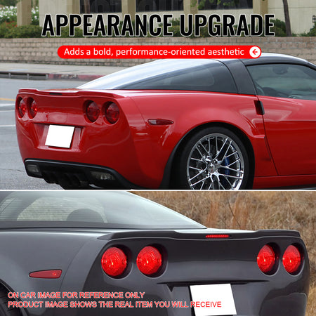 Fits 05-13 Chevy Corvette C6 ZR1 OE Flushmount Trunk Spoiler Painted #WA8555 ABS