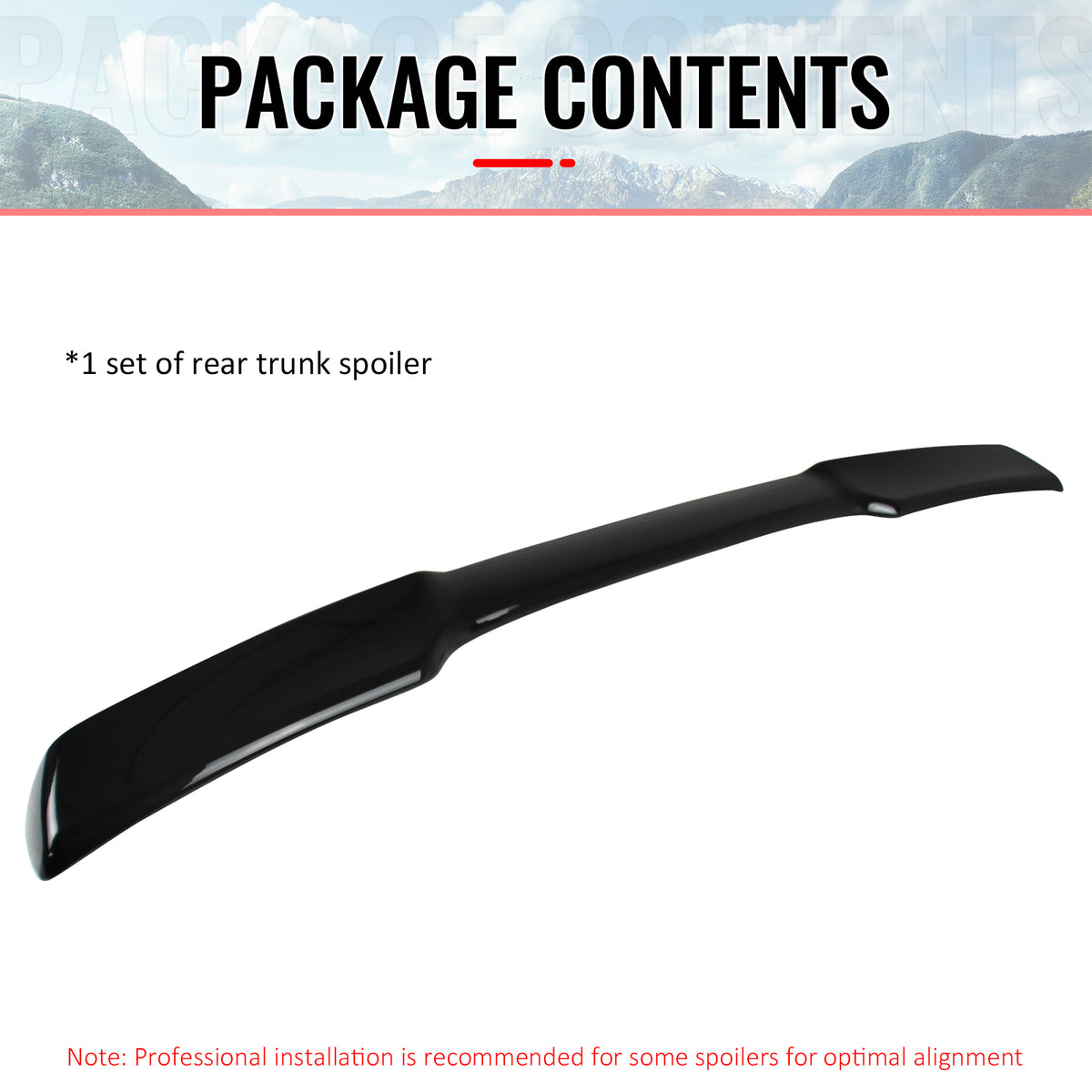 Fits 05-13 Chevy Corvette C6 ZR1 OE Flushmount Trunk Spoiler Painted #WA8555 ABS