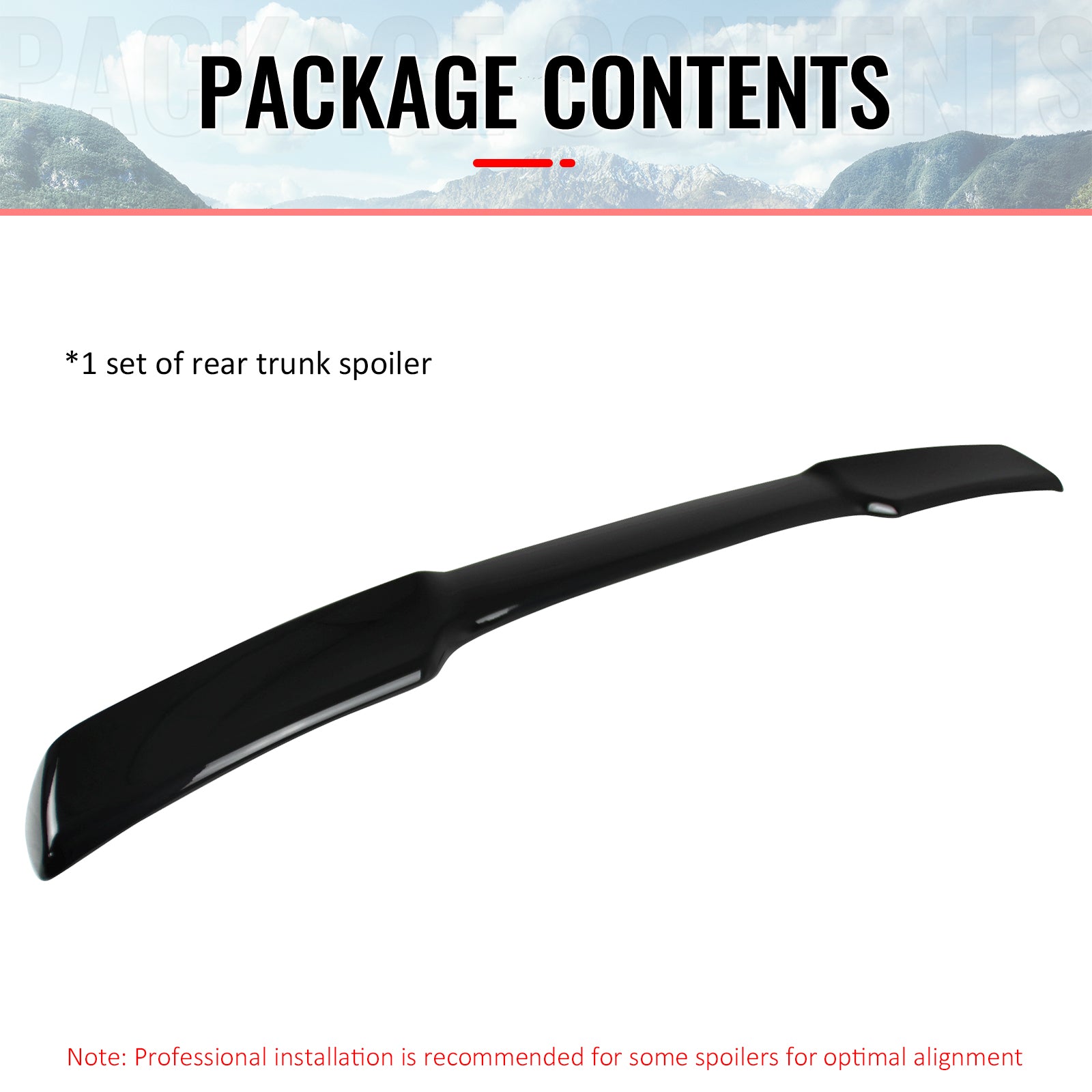 Fits 05-13 Chevy Corvette C6 ZR1 OE Flushmount Trunk Spoiler Painted #WA8555 ABS