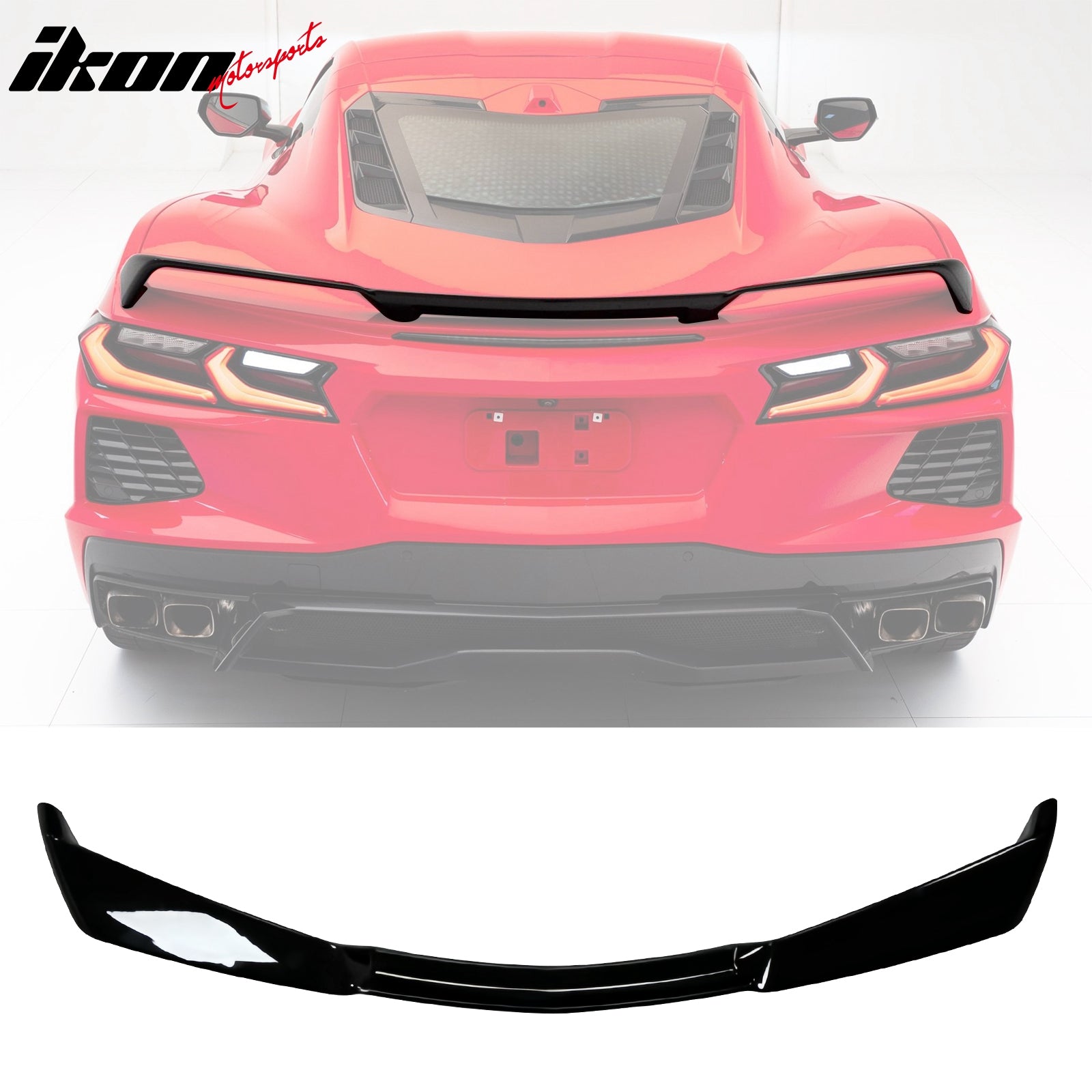 Car Spoiler for 2020-2025 Chevy Corvette Z51 ABS – Ikon Motorsports