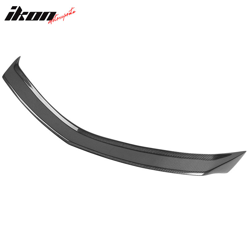 Fits 20-25 Cadillac CT5 V Style Rear Trunk Spoiler Wing Lip Carbon Fiber CF