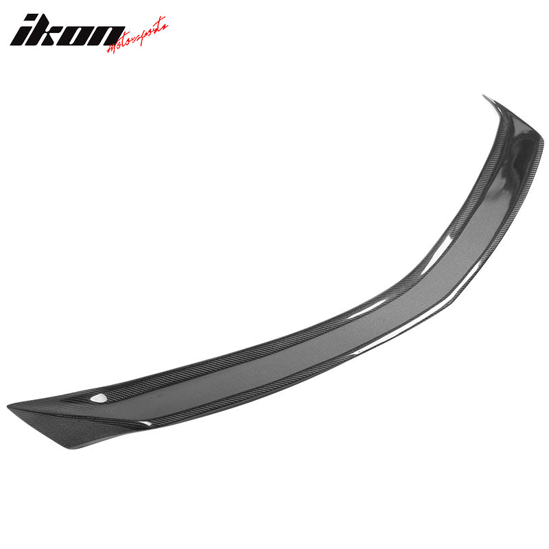 Fits 20-25 Cadillac CT5 V Style Rear Trunk Spoiler Wing Lip Carbon Fiber CF