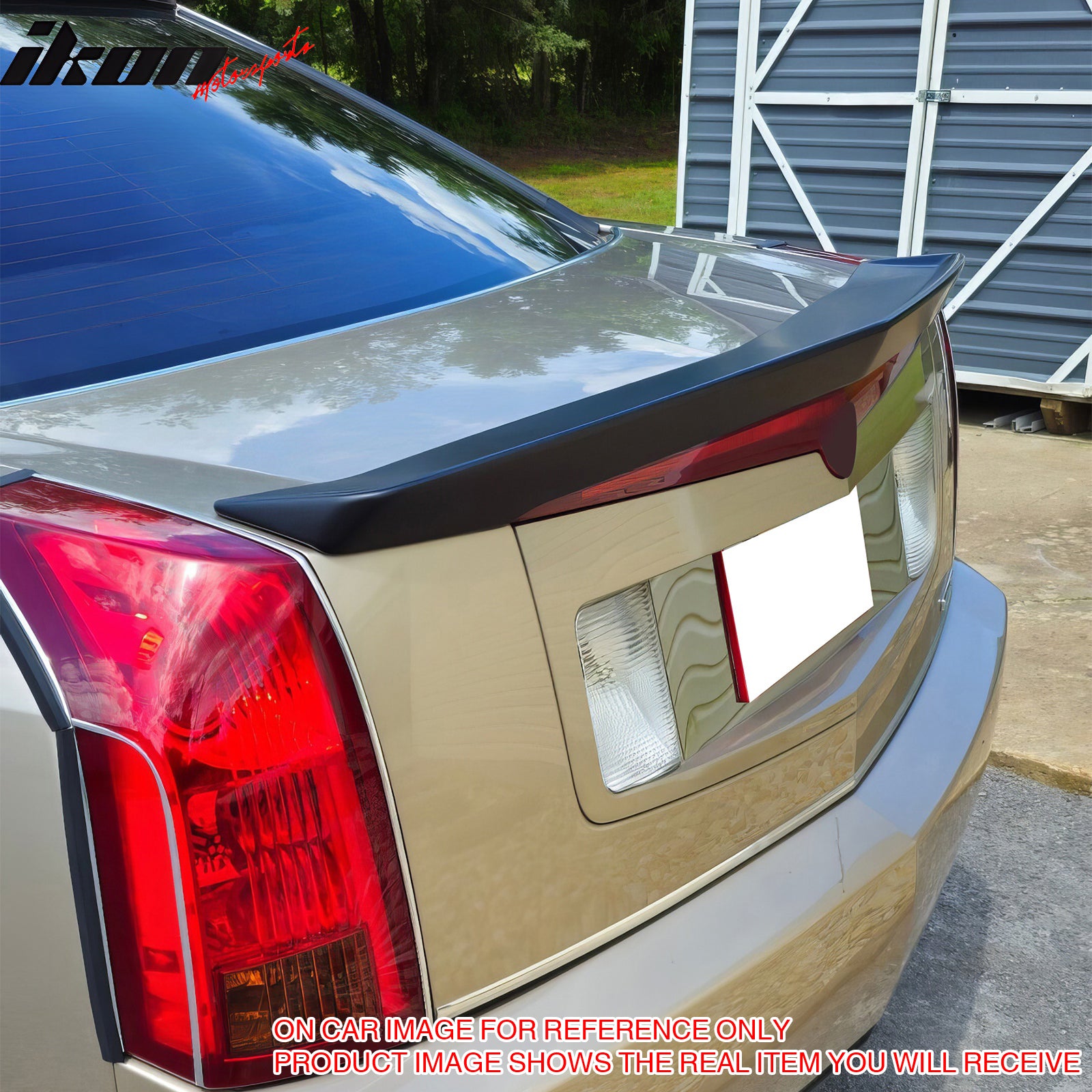 Fits 03-07 Cadillac CTS OE Style Matte Black Rear Trunk Spoiler Wing Unpainted