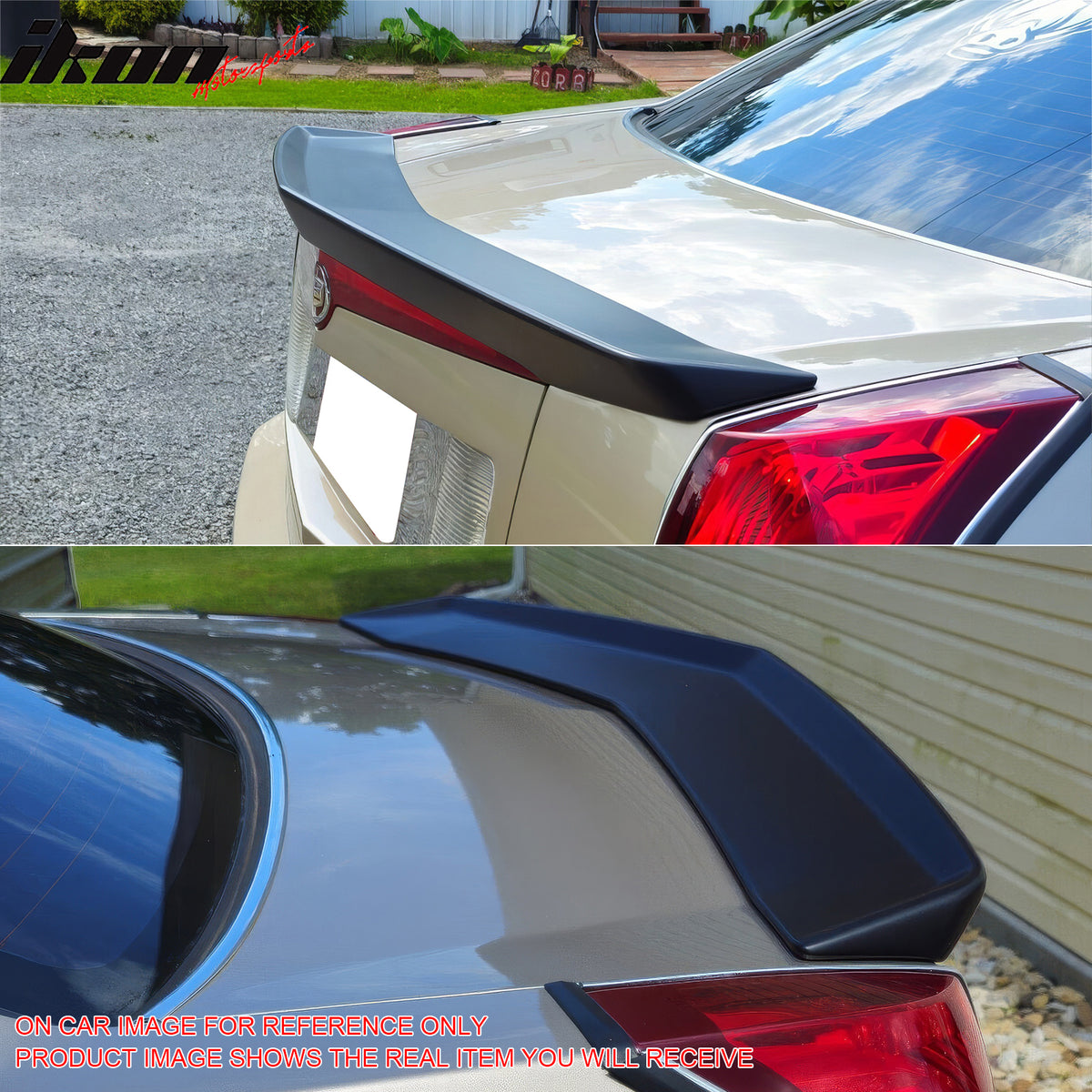 Fits 03-07 Cadillac CTS OE Style Rear Trunk Spoiler Wing Painted #WA928L Gray