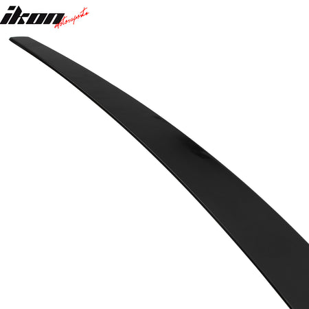 Fits 16-25 Chevrolet Malibu M4 Style Rear Trunk Spoiler Wing Lip Gloss Black ABS