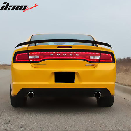 Fits 11-23 Dodge Charger ABS Rear Trunk Spoiler Wing Lip Painted