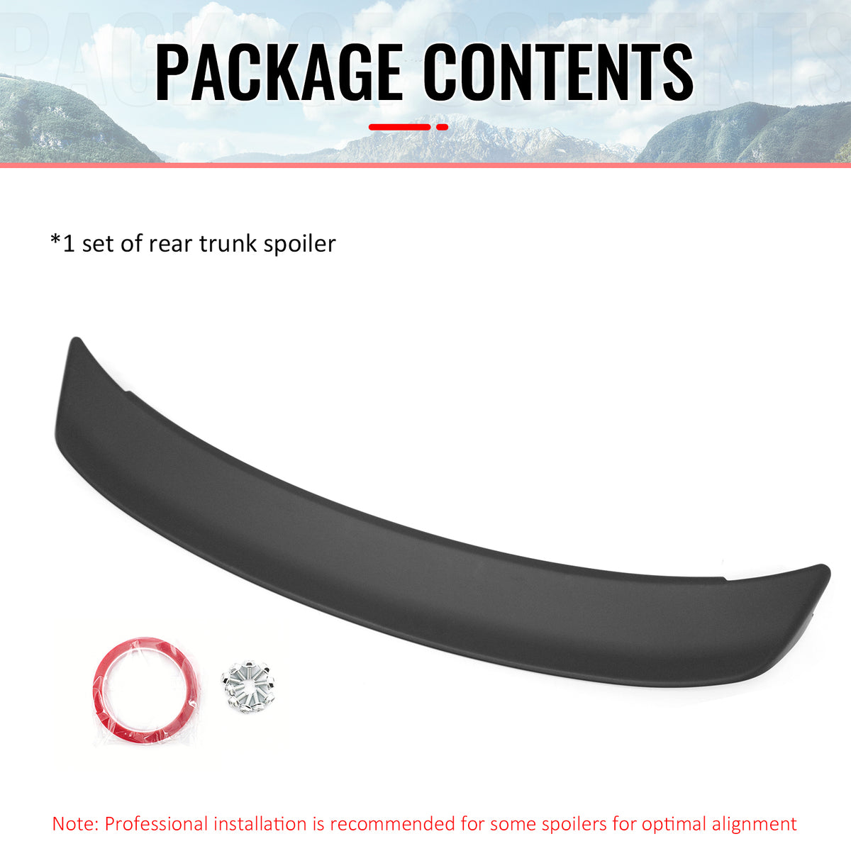 Fits 15-23 Dodge Charger Redeye Style Matte Black Rear Trunk Spoiler Wing ABS