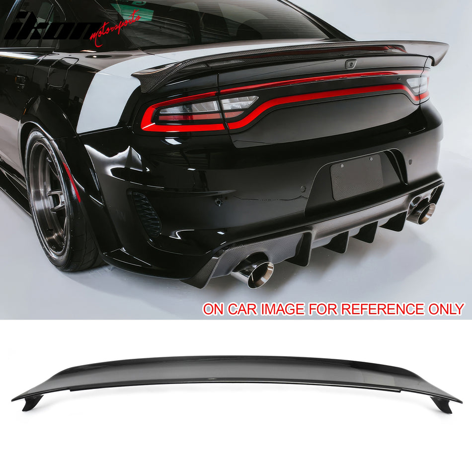 Trunk Spoiler for Dodge Charger Redeye 2015-2023 Style Gloss Black ABS