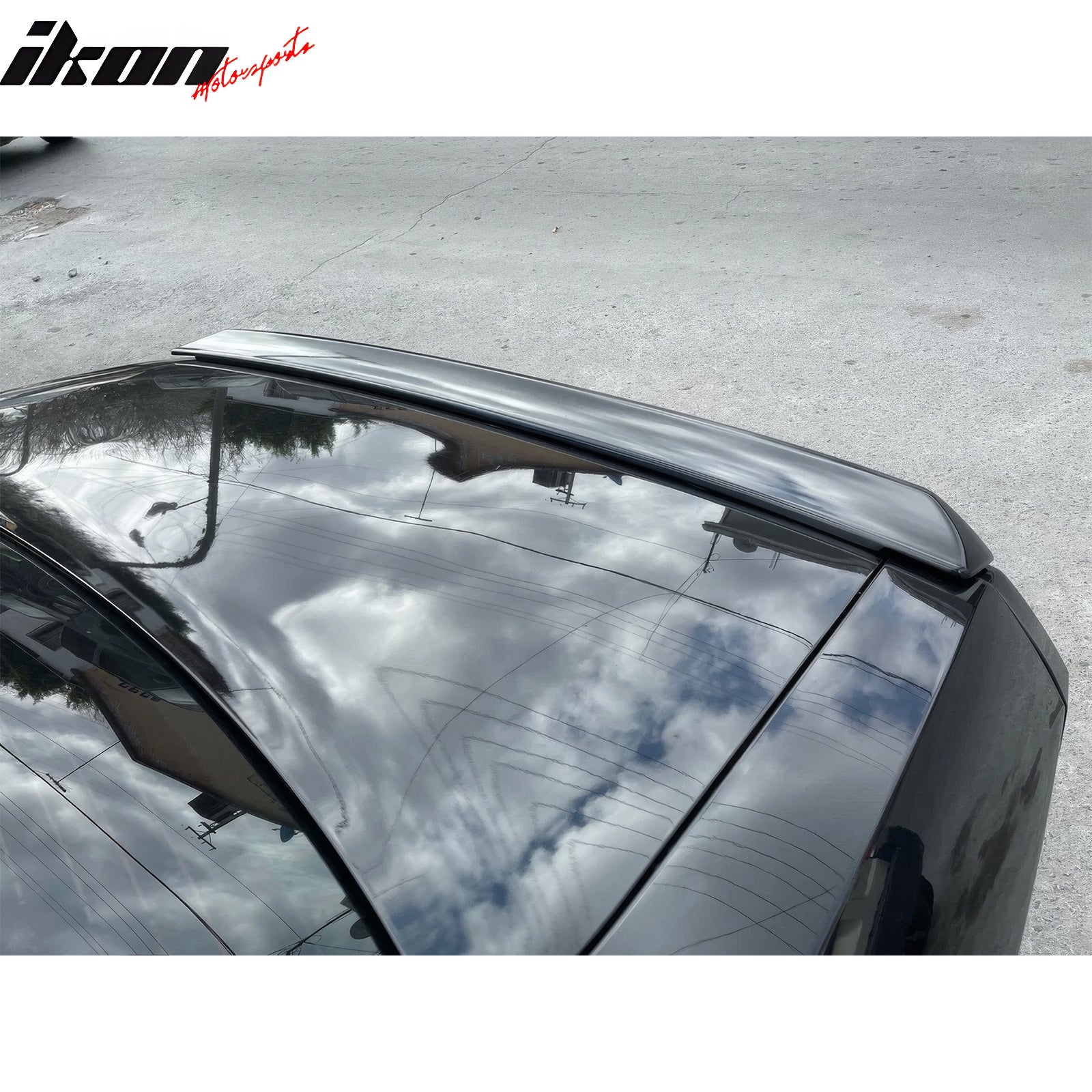 Fits 2008-2023 Dodge Challenger 2DR SRT Style Gloss Black Rear Trunk Spoiler ABS