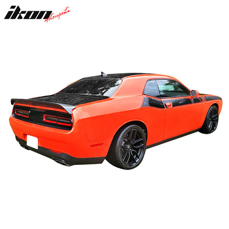 Fits 15-23 Dodge Challenger Painted Color Rear Trunk Spoiler W/ Camera Cover