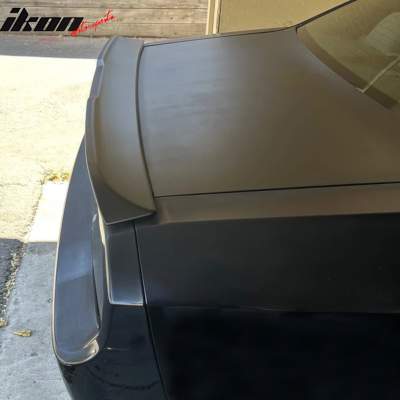 Fits 2008-2023 Dodge Challenger 2DR OE Style Gloss Black Rear Trunk Spoiler ABS