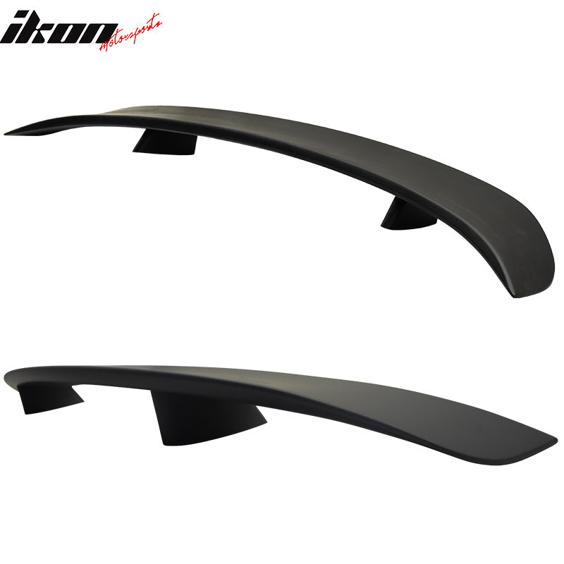 Fits 06-10 Dodge Charger OE Style Trunk Spoiler Wing Lip Primer Matte Black ABS