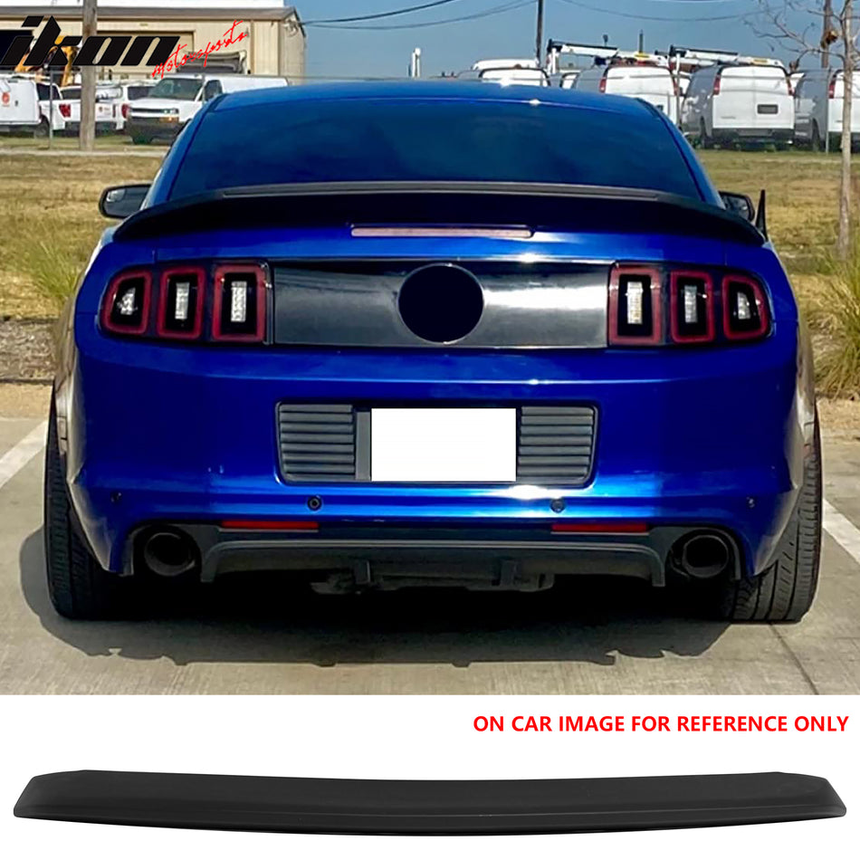 2005-2009 Ford Mustang GT500 Style Matte Black Trunk Spoiler ABS