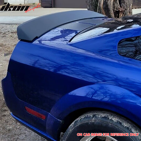 Fits 05-09 Ford Mustang 2DR GT500 Style Matte Black Rear Trunk Spoiler Wing ABS