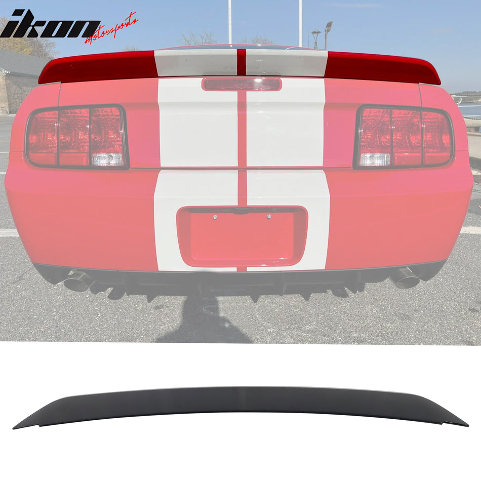 2005-2009 Ford Mustang OE Style Gloss Black Rear Trunk Spoiler Lip ABS