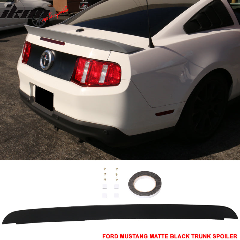 2010-2014 Ford Mustang D Style Rear Trunk Spoiler Ducktail Wing ABS