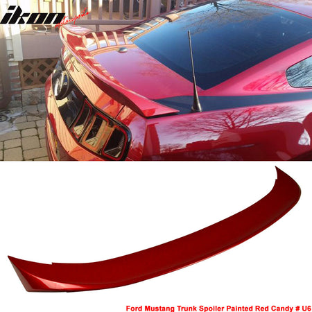 Fits 10-14 Ford Mustang Cobra GT500 Style Trunk Spoiler Duck Tail - ABS