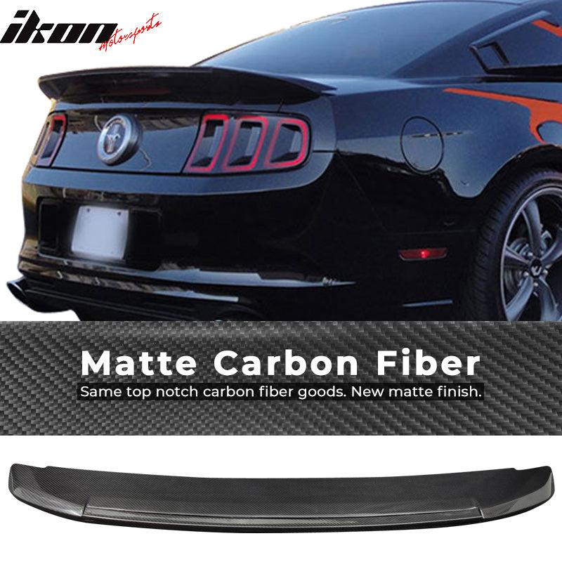 IKON MOTORSPRTS, Trunk Spoiler Compatible With 2010-2014 Ford