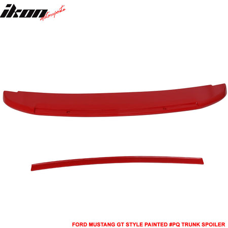 10-14 Ford Mustang GT V6 GT500 Style Trunk Spoiler - ABS