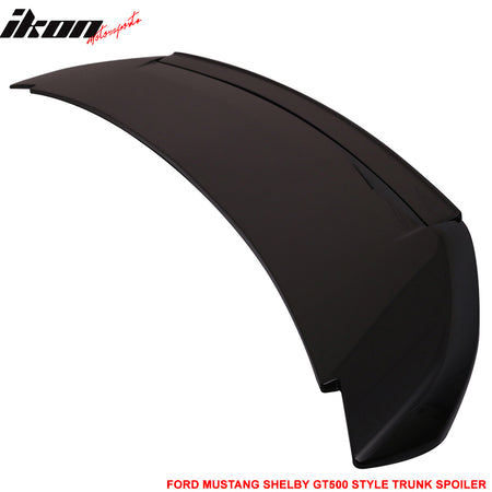 10-14 Ford Mustang GT V6 GT500 Style Trunk Spoiler - ABS