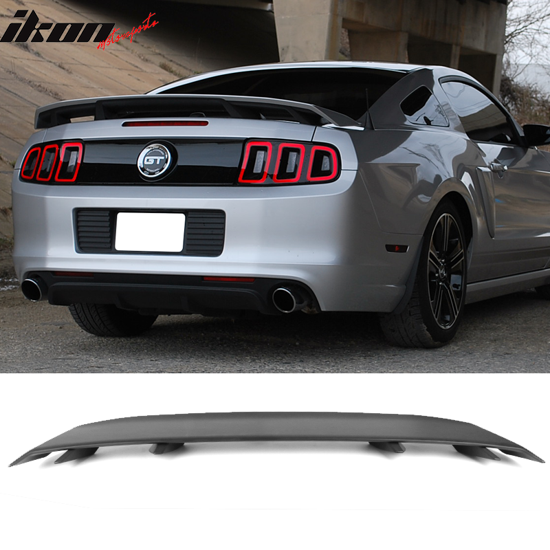 2010-2014 Ford Mustang LS Style Matte Black Rear Spoiler Wing ABS