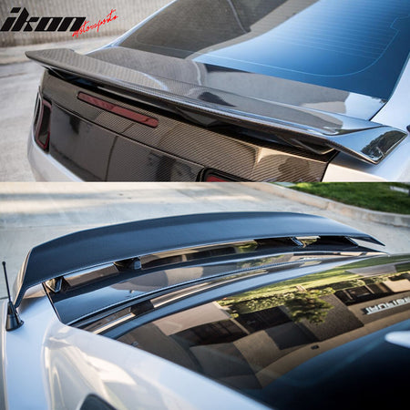 IKON MOTORSPORTS LS Style Matte Black Trunk Spoiler For 2010-2014 Ford Mustang