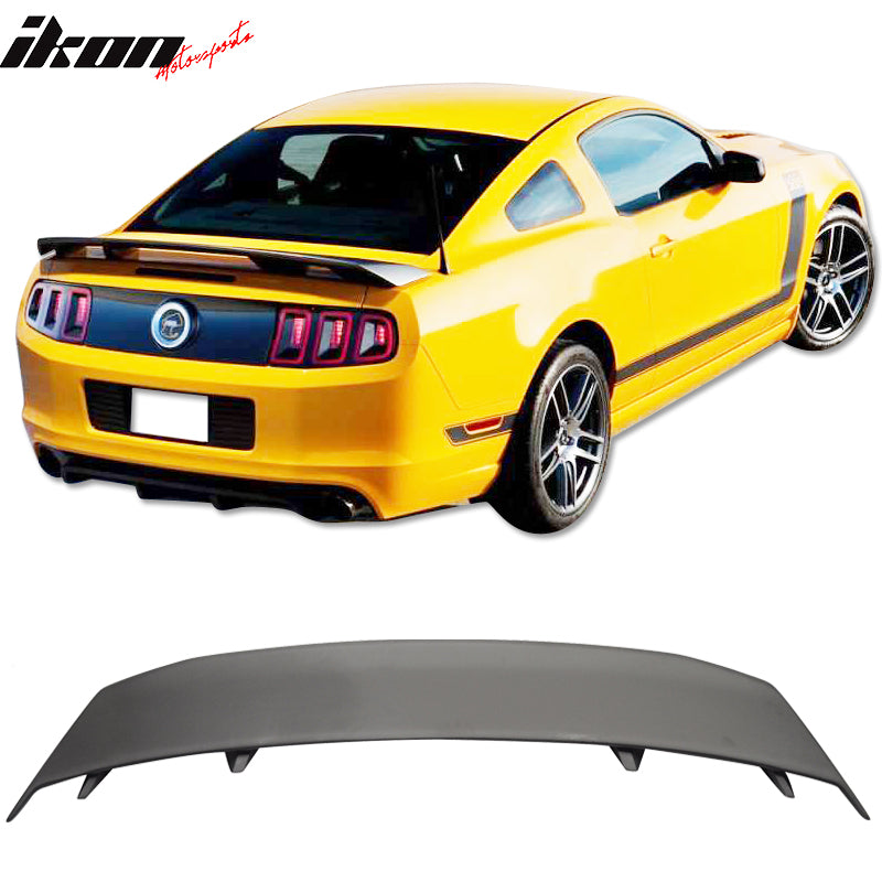 Fits 10-14 Ford Mustang LS Fiberglass FRP Rear Spoiler Wing Lip