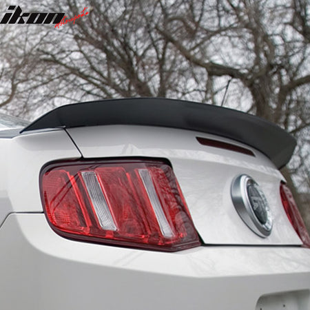 Compatible With 2010-2014 Ford Mustang Trunk Spoiler Wing - ABS