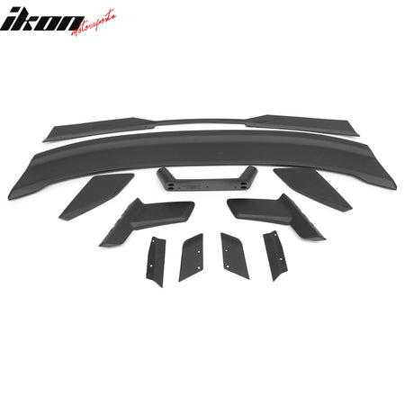 Fits 15-23 Mustang DarkHorse Trunk Spoiler Wickerbill Unpainted Rear Wing ABS
