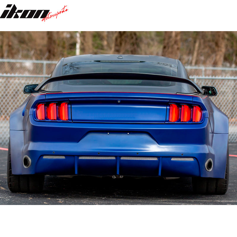 2015-2023 Ford Mustang Coupe Convertible Rear Trunk Spoiler Wing ABS