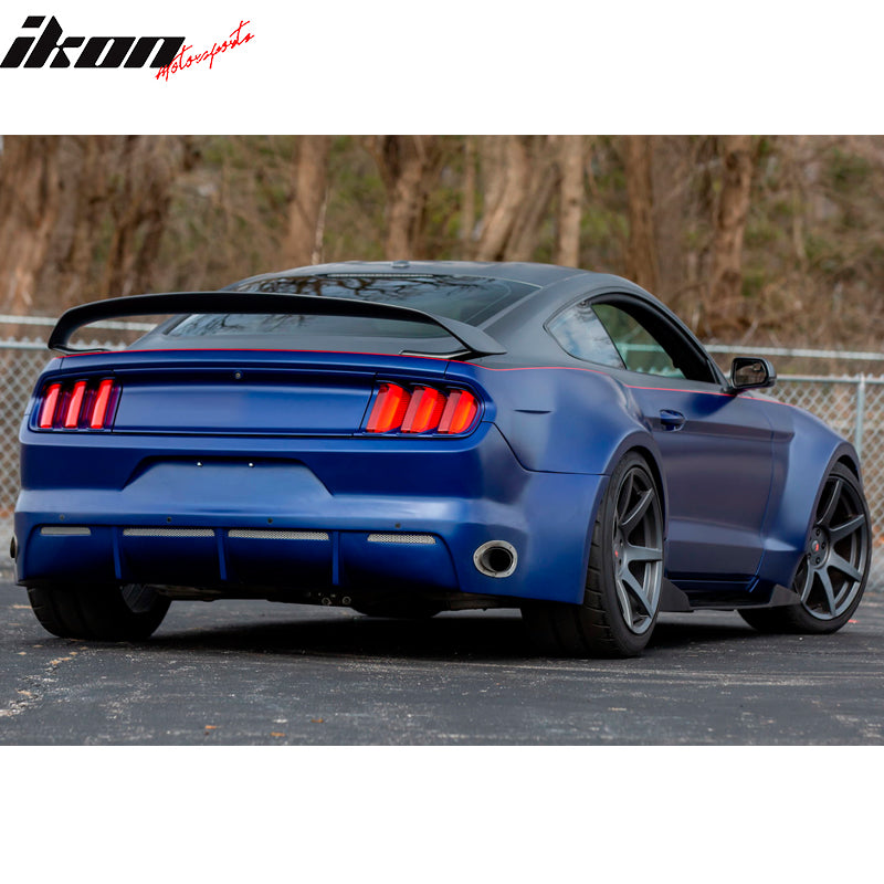 2015-2023 Ford Mustang Coupe Convertible Rear Trunk Spoiler Wing ABS