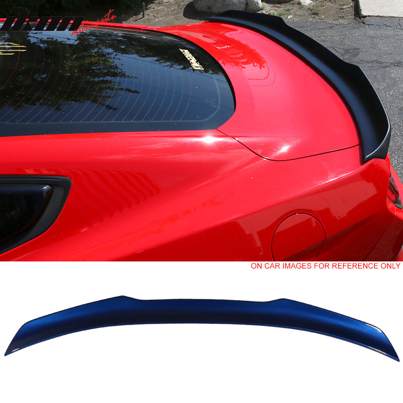 Fits 15-23 Ford Mustang Coupe H Style High Kick V Trunk Spoiler - ABS