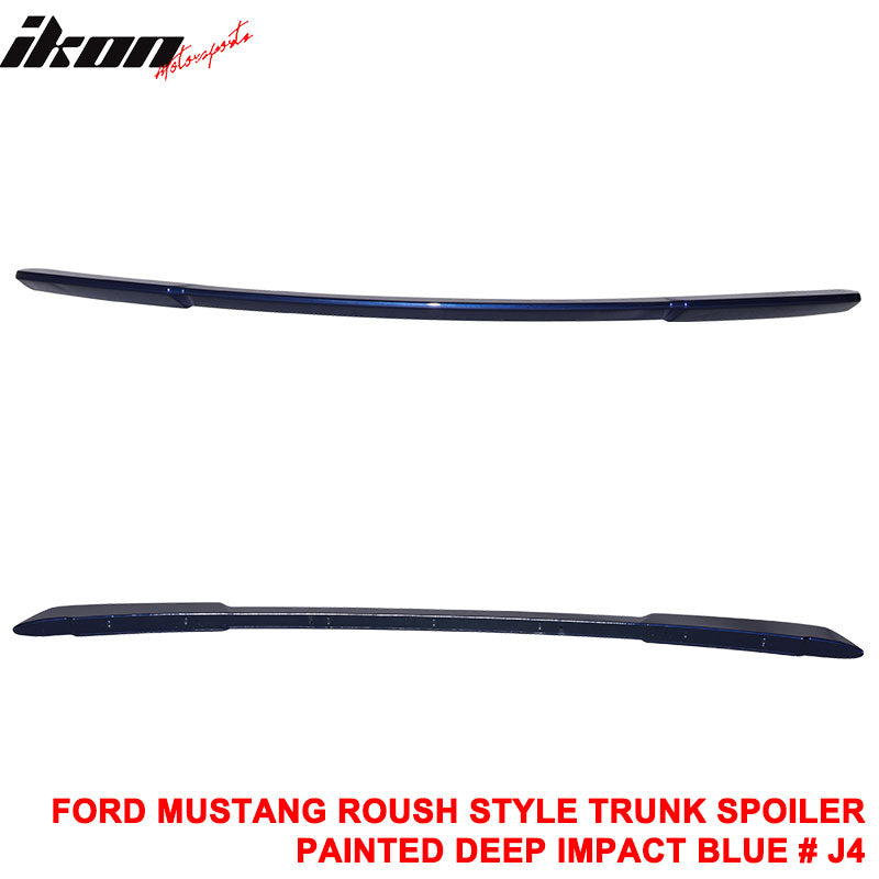 Clearance Sale Fit 15-23 Ford Mustang R Trunk Spoiler #J4 - Deep Impact Blue