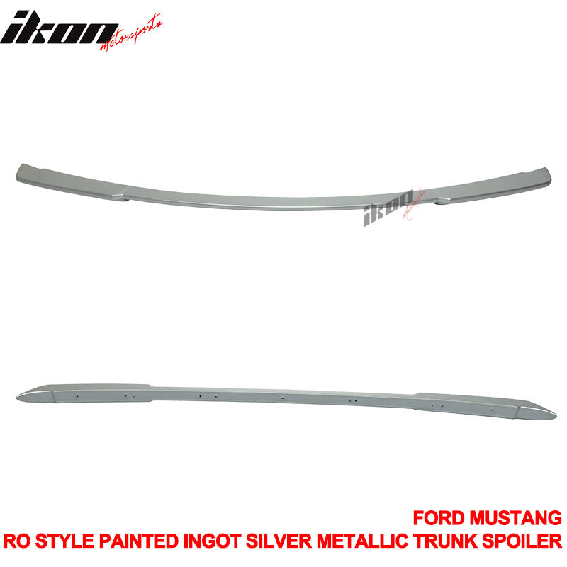 Clearance Sale Fit 15-23 Ford Mustang Trunk Spoiler R Style #UX Silver Metallic