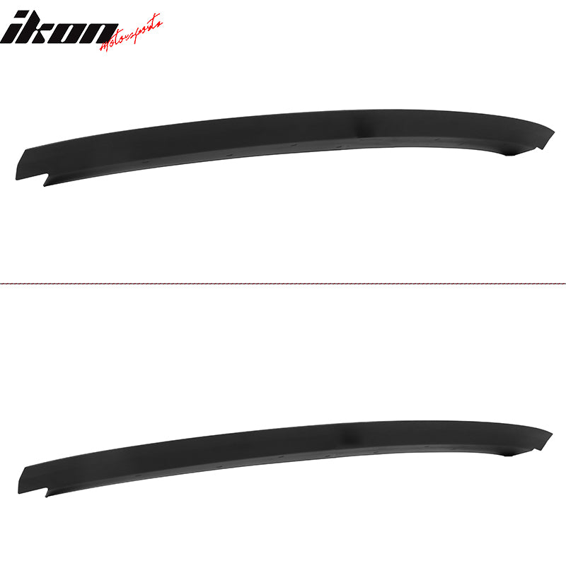 IKON MOTORSPORTS, Trunk Spoiler Compatible With 2015-2022 Ford Mustang 2-Door Coupe & Convertible, R Spec Style Magnetic Metallic ABS Rear Tail Wing Boot Lid
