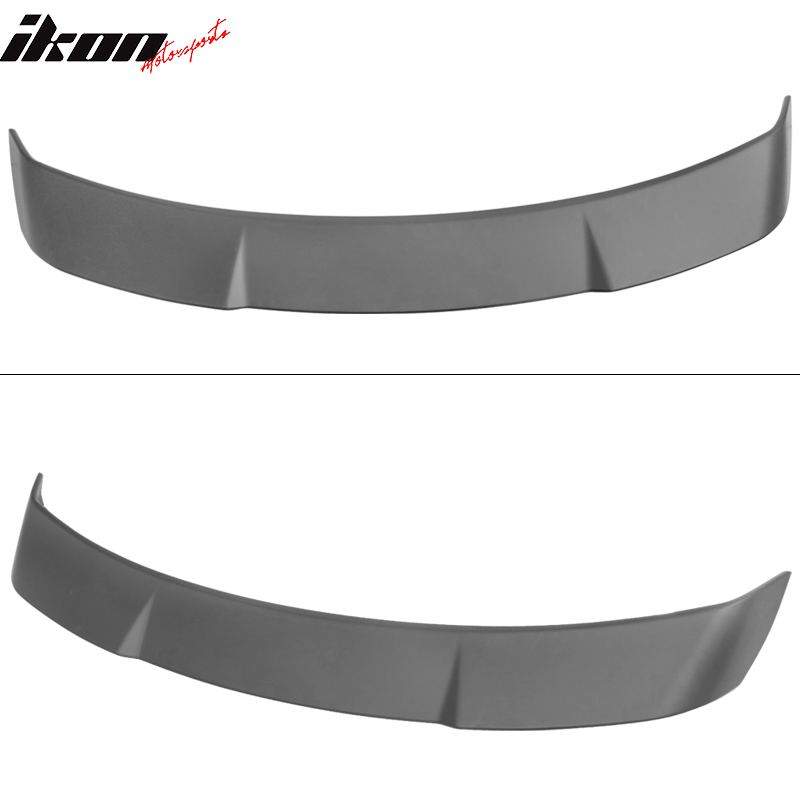 IKON MOTORSPORTS, Trunk Spoiler Compatible With 2015-2022 Ford Mustang Coupe, Rear Trunk Lip Wing Spoiler Rear Lid Wing ABS Plastic TP Style Painted #M6466 Oxford White, 2016 2017 2018 2019 2020